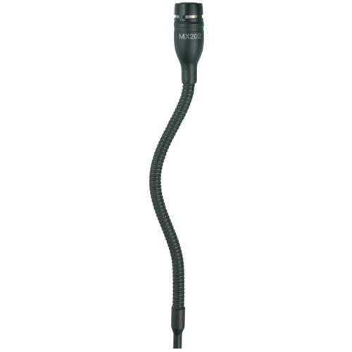 Миниатюрный театрально-хоровой суперкардиоидный микрофон SHURE MX202BP/S на гибком креплении (10см) c шнуром 9м и разъемом XLR 3 pin.