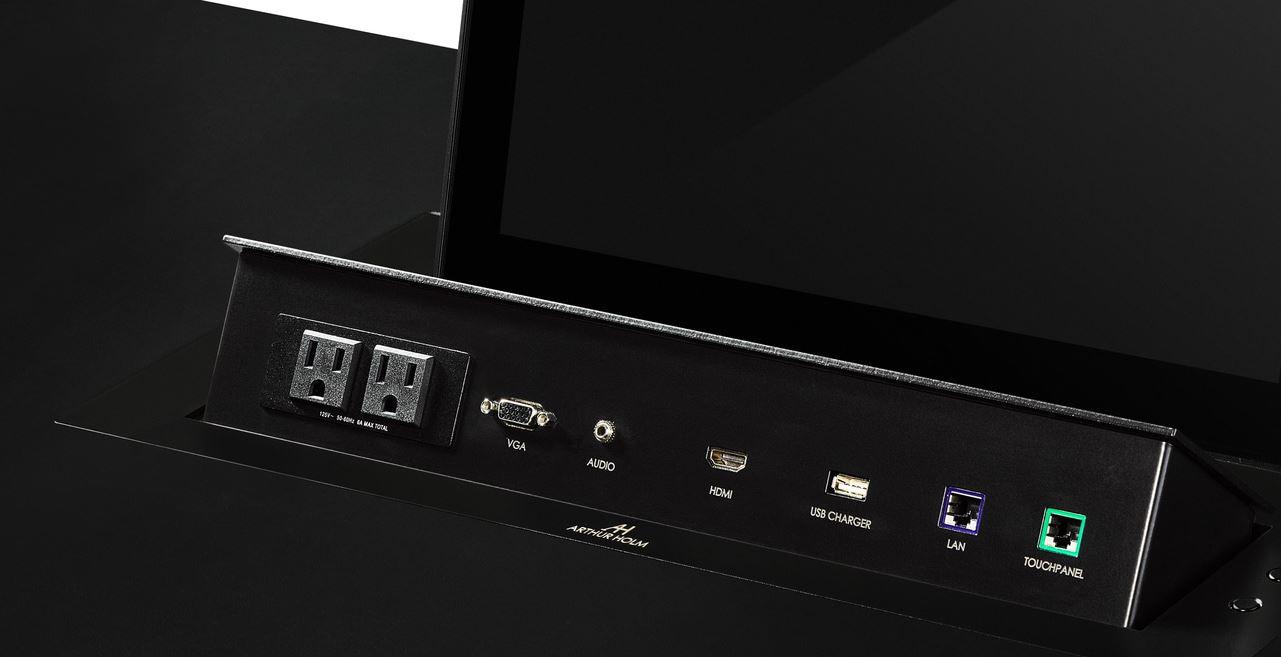 Выдвижной монитор 15,6" Full HD серии DynamicX2 с выдвижной панелью интерфейсов (изготавливается на заказ) Выдвижной монитор 15,6" Full HD серии DynamicX2 с выдвижной панелью интерфейсов (изготавливается на заказ)