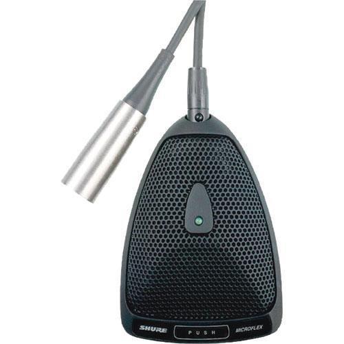 Конденсаторный микрофон граничного слоя (поверхностный) с возможностью поверхностного монтажа, кардиоида, LED индикатор, кнопка вкл./выкл., кабель с разъемом XLR, цвет черный.