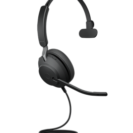 Jabra Evolve2 40 (24089-899-899), проводная гарнитура для компьютера, USB-C, MS Mono Jabra Evolve2 40 (24089-899-899), проводная гарнитура для компьютера, USB-C, MS Mono