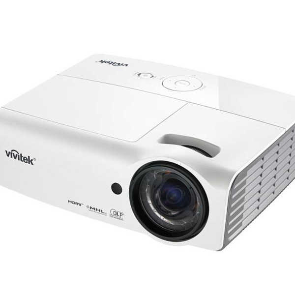 Мультимедийный короткофокусный проектор Vivitek DX563ST, DLP, XGA (1024x768), 3000 Lm, 15000:1, 0.66:1, HDMI, 5,000/6,000/10,000 часов, +-40 град, 2Вт., 2,3 кг, 3D-ready, цвет белый