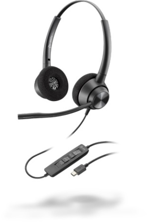 Poly EncorePro EP320 USB-C (214571-01), гарнитура для компьютера Poly EncorePro EP320 USB-C (214571-01), гарнитура для компьютера