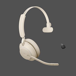 Гарнитура Jabra Evolve2 65, Link380c UC Mono Beige (26599-889-898) Гарнитура Jabra Evolve2 65, Link380c UC Mono Beige (26599-889-898)