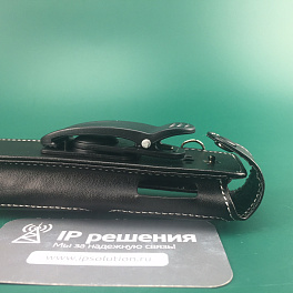 Защитный кожаный черный чехол для телефона INCOM ICW-1000G