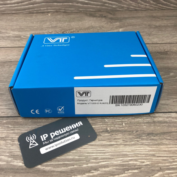 VT VT1000-D RJ9(03), проводная бинауральная головная гарнитура  VT VT1000-D RJ9(03), проводная бинауральная головная гарнитура
