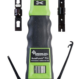 Greenlee SurePunch Pro PDT (PT-3586) - ударный инструмент для расшивки кабеля на кросс с лезвиями 66 и 110