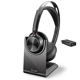 Poly Voyager Focus 2 UC - беспроводная гарнитура для ПК и мобильного телефона (Bluetooth, Hybrid ANC, адаптер BT700 USB-С, зарядная станция) Poly Voyager Focus 2 UC - беспроводная гарнитура для ПК и мобильного телефона (Bluetooth, Hybrid ANC, адаптер BT700 USB-С, зарядная станция)