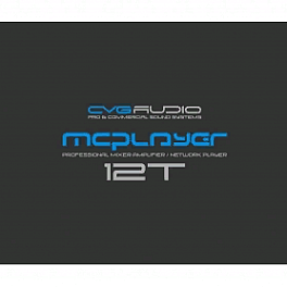 CVGAUDIO MCplayer 12T, профессиональный Public Address микшер-усилитель