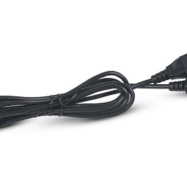 Cabeus, PC-189-VDE-1.0-3M, кабель питания монитор-компьютер IEC 320 C13 - IEC 320 C14 (3x1.0), 3 м