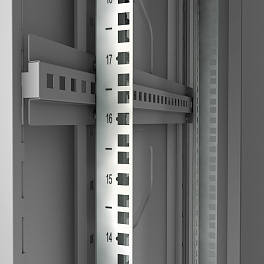 Cabeus SH-05C-12U60/60 шкаф монтажный телекоммуникационный 19", 12U 600x600x730mm (ШхГхВ), цвет серый (RAL 7035)