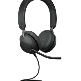Jabra Evolve2 40 (24089-999-899), проводная гарнитура для компьютера, USB-C, MS Stereo Jabra Evolve2 40 (24089-999-899), проводная гарнитура для компьютера, USB-C, MS Stereo