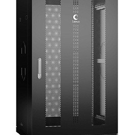 Cabeus, ND-05C-22U60/60-BK, шкаф монтажный телекоммуникационный 19" 22U 600x600x1166mm (ШхГхВ), цвет черный (RAL 9004)