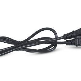 Cabeus, PC-189-VDE-1.2M, кабель питания монитор-компьютер IEC 320 C13 - IEC 320 C14 (3x0.75). 1.2м