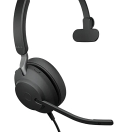 Jabra Evolve2 40 (24089-899-999), проводная гарнитура для компьютера, USB-A, MS Mono Jabra Evolve2 40 (24089-899-999), проводная гарнитура для компьютера, USB-A, MS Mono